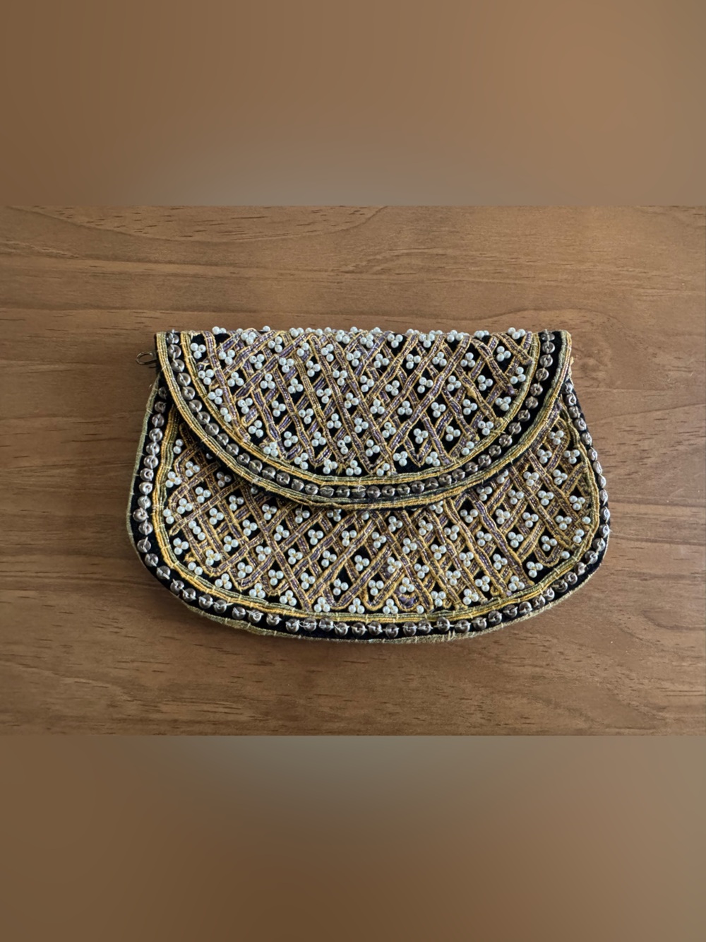 Vintage Beaded Clutch